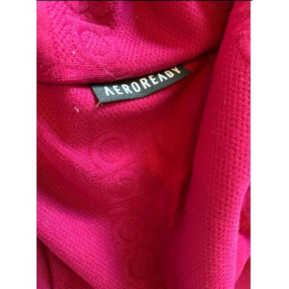 Adidas 1/4 zip pullover size Small magenta color women's - Picture 4 of 9